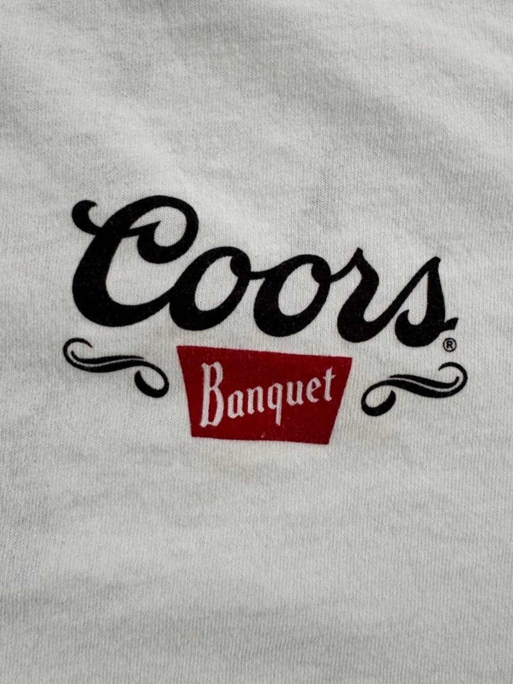 Coors Banquet Rodeo Black Bull Head Graphic Cotton T-Shirt Men's XXL